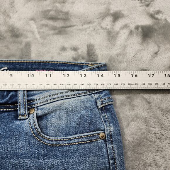 INC International Concepts Jeans Womens 4PS SHORT Blue Regular Fit Boot Cut Leg - Picture 8 of 12